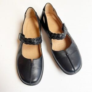 Hotter- Black Shake Mary Jane Comfort Shoes Size 9.5